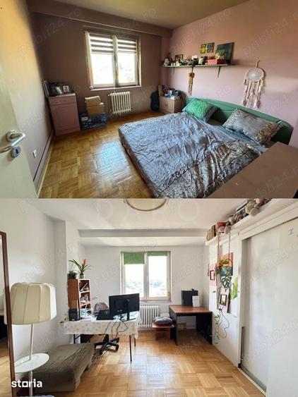 Apartament cu 4 camere decomandat în Central