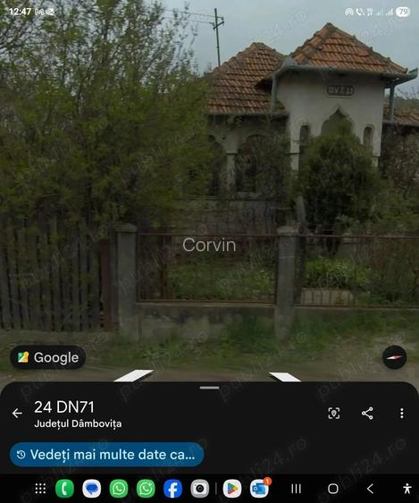 Teren si casa Comuna Pietrosita, Dambovita