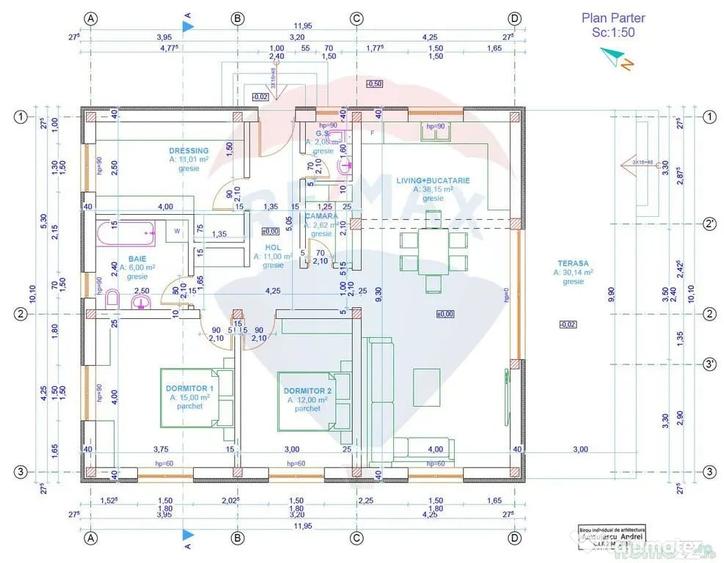 Casă cu 3 camere cu Teren 1237 Mp în Miniș