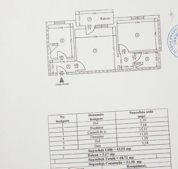 Apartament 2 camere,etaj 1,mobilat si utilat,ultracentral,P-ta M. Kogalniceanu - 14