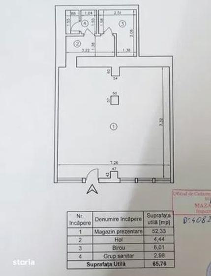 Spațiu comercial, de 65.76 mp, în Giulești
