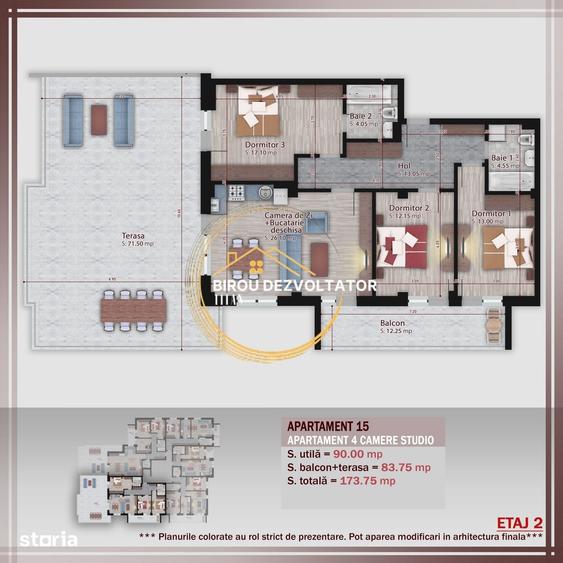 Apartament cu 4 camere decomandat în Theodor Pallady