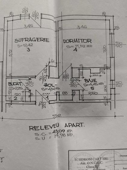 Apartament cu 2 camere decomandat în Puchenii-Moșneni