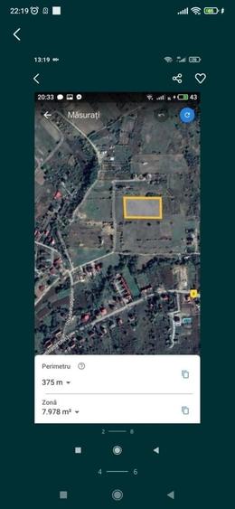 Teren de 8000 mp, în Exterior Vest