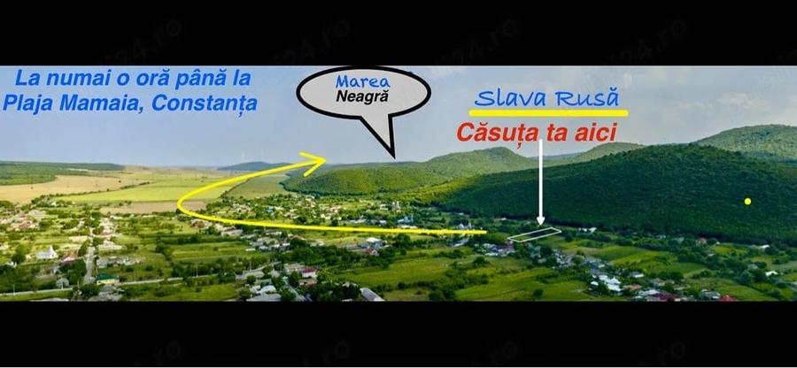 Casă cu Teren 2000 Mp în Slava Rusă