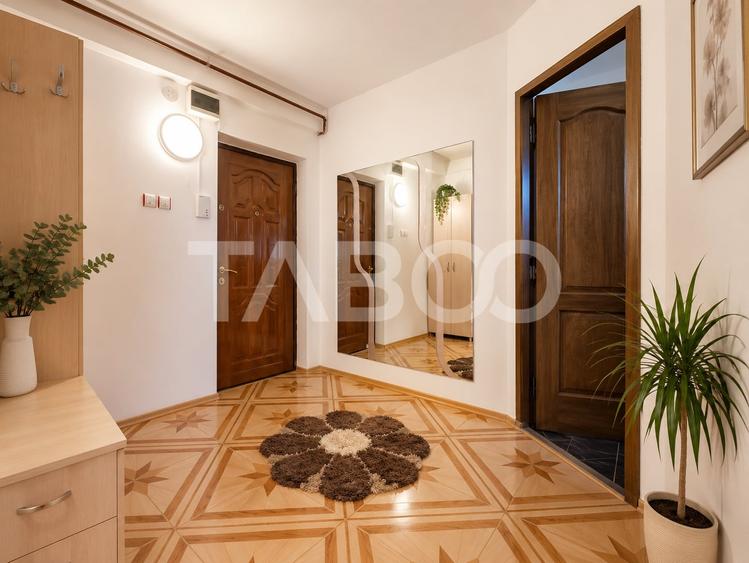 Apartament cu 3 camere decomandat, mobilat în Mihai Viteazul
