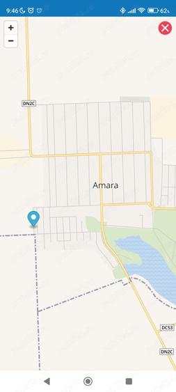 Teren de 800 mp, în Amara