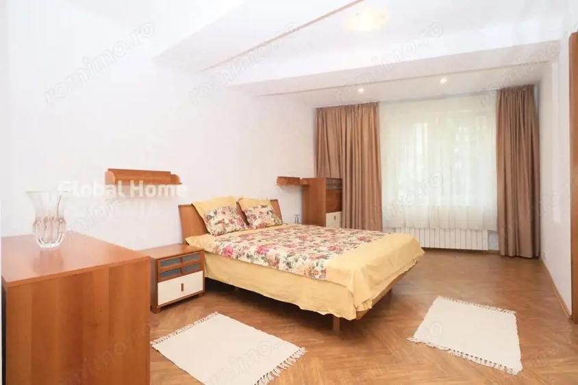 Apartament cu 3 camere semidecomandat, mobilat în Herăstrău