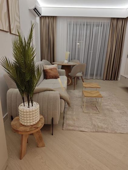 Apartament cu 2 camere semidecomandat, mobilat în Pipera
