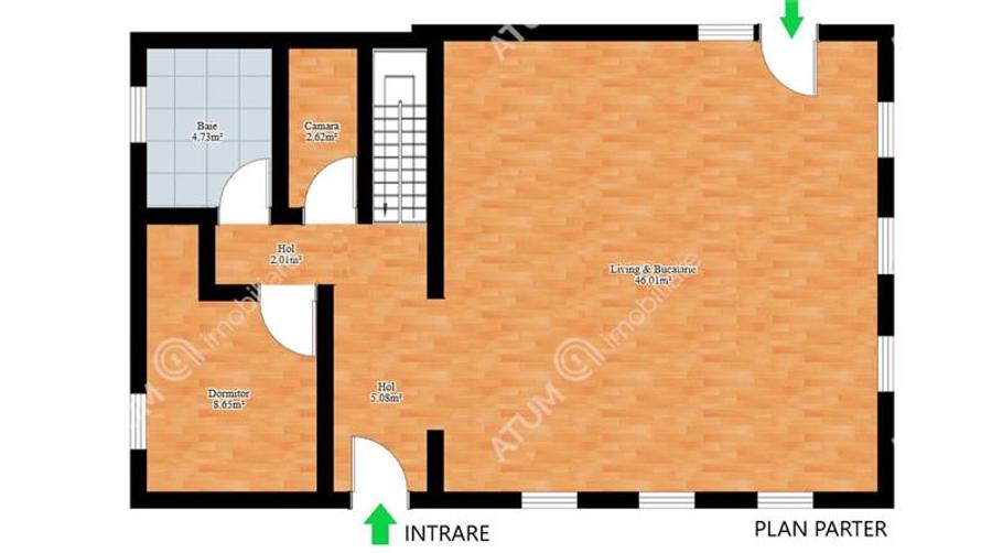 Casă individuală cu 5 camere cu Canalizare în Cisnădie