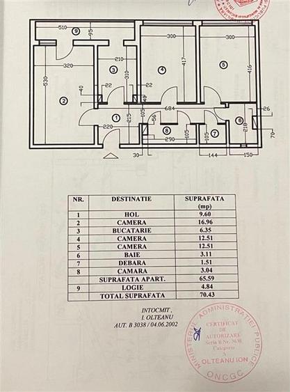 Apartament cu 3 camere decomandat, mobilat în Berceni