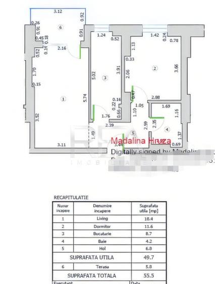 2 camere, 1/11, bloc 2025-Novum 56-Bdul Timisoara - 8