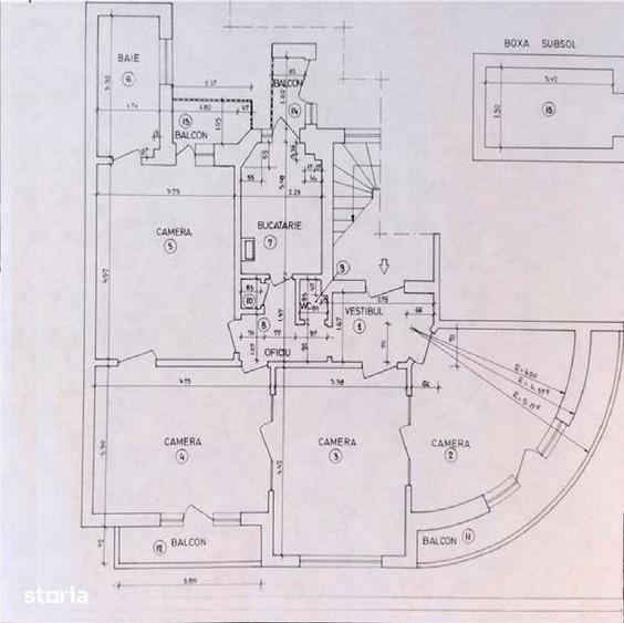 Calea Calarasilor spatiu birouri, etaj 1/P+2, 4 camere, 88mp - 6
