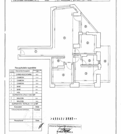 Apartament cu 4 camere decomandat, mobilat în Viilor