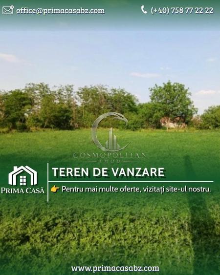 Teren intravilan de 3580 mp, în Călțuna