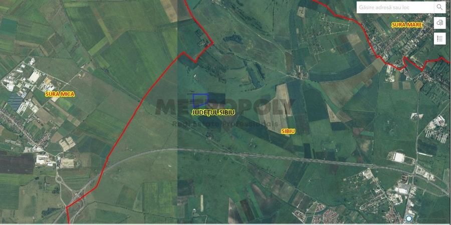 Teren agricol extravilan de 49500 mp, în Vest