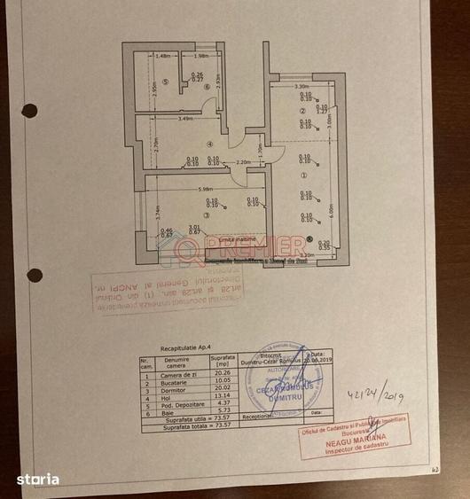 Apartament cu 2 camere în Tineretului