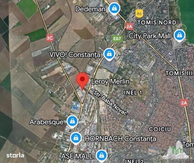 Teren de 14000 mp, în Central