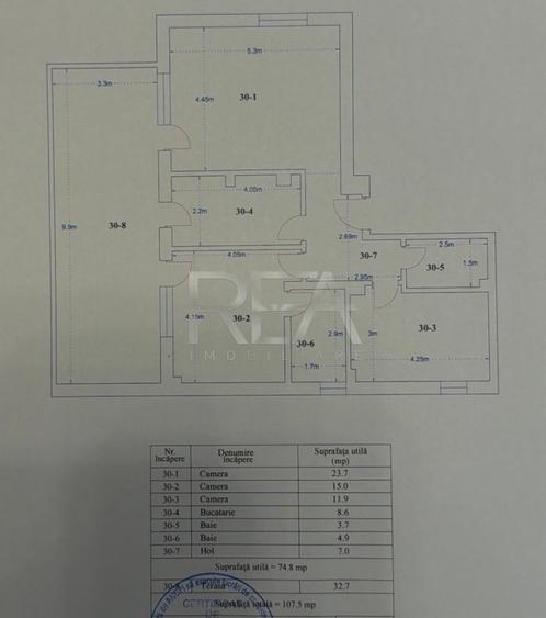 Apartament cu 3 camere decomandat în Colentina