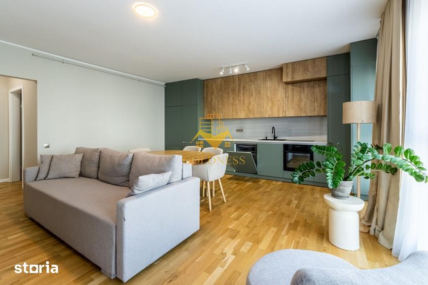 Apartament cu 2 camere, mobilat în Între Lacuri
