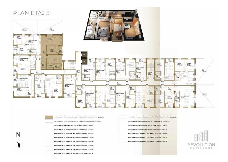 Apartament cu 2 camere decomandat în Hotvon