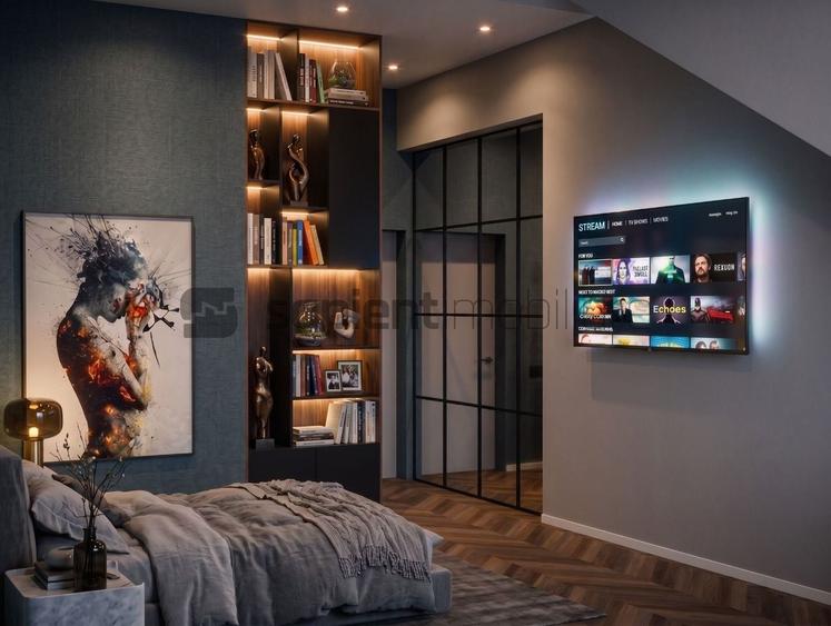 Penthouse cu 3 camere decomandat în Central