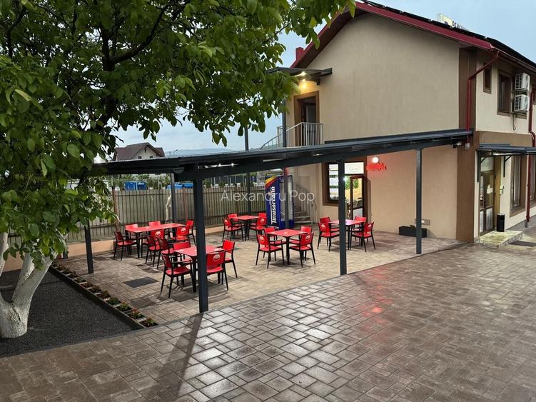 Restaurant modern cu terasa si 5 camere