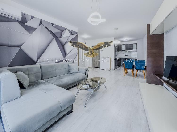 Apartament cu 2 camere semidecomandat, mobilat în Central