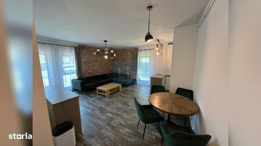 Apartament cu 2 camere semidecomandat, mobilat în Borhanci