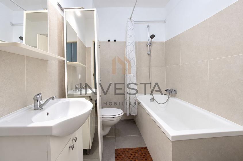 Apartament cu 2 camere semidecomandat, mobilat în Andrei Mureșanu