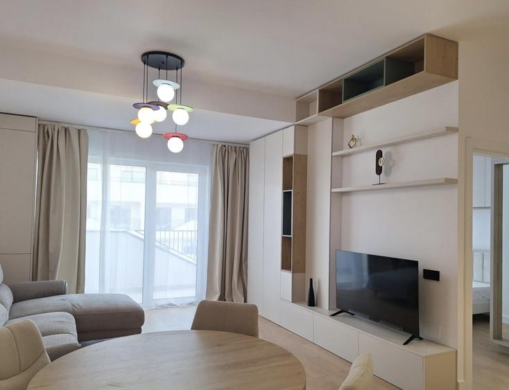 Apartament cu 2 camere semidecomandat, mobilat în Florești — fotografia 3