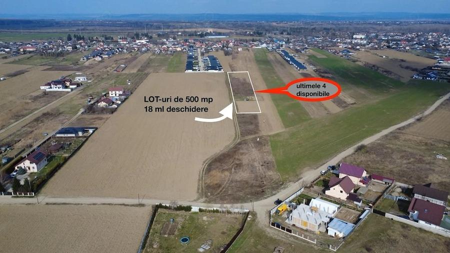 Teren de 500 mp, în Lilieci