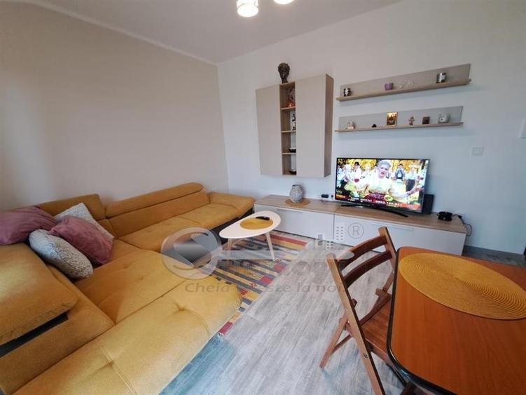 Apartament cu 2 camere semidecomandat, mobilat în Aeroport