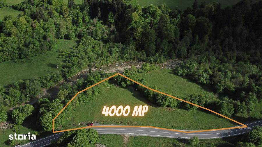 Teren de 4000 mp, în Babarunca