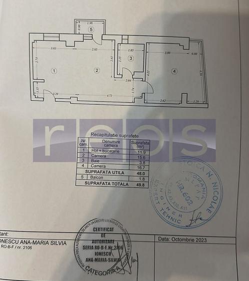 Apartament cu 2 camere semidecomandat în Sebastian