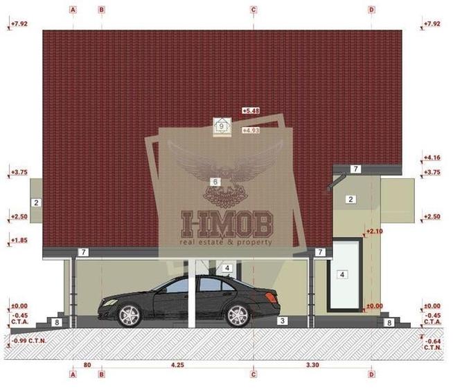 Casă individuală cu 5 camere cu Teren 504 Mp în Șelimbăr