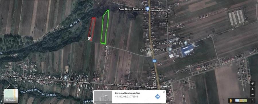 Teren de 12775 mp, în Brâncoveanu
