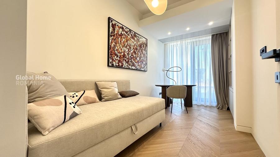 Apartament cu 3 camere semidecomandat, mobilat în Floreasca