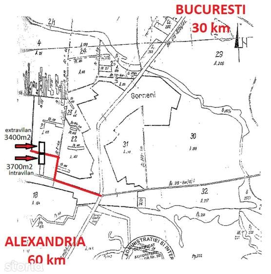 Teren de 7100 mp, în Iepurești