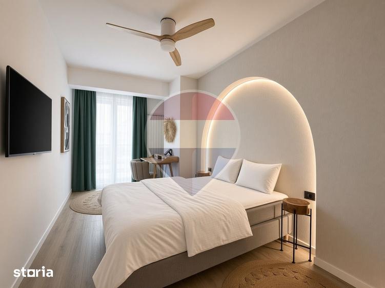 Apartament cu 2 camere semidecomandat în Nord