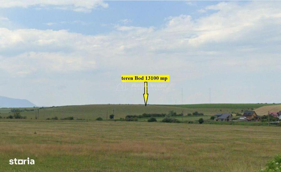 Teren de 13100 mp, în Bod