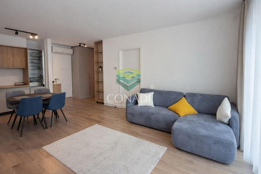 Apartament cu 2 camere semidecomandat, mobilat în Domenii