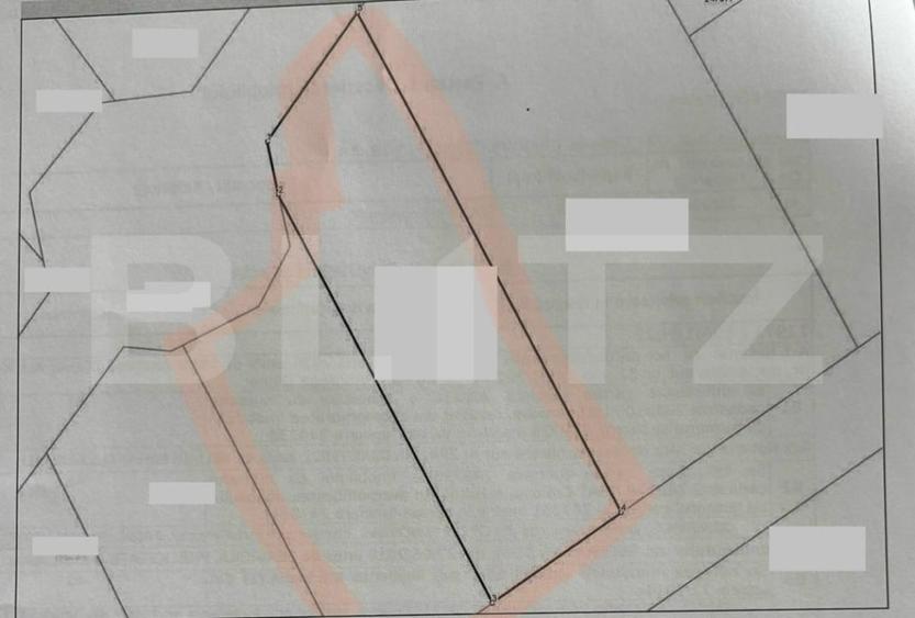 Teren Construcții extravilan de 1323 mp, în Cernele