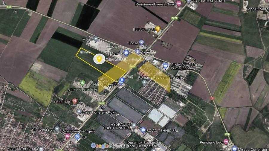 Teren Construcții intravilan de 110100 mp, în Grădiște