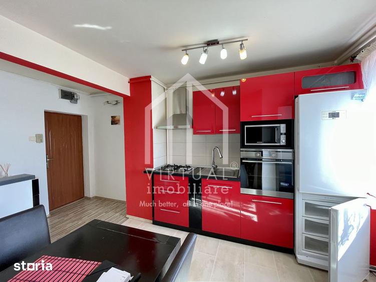 Apartament cu 3 camere, mobilat în Central