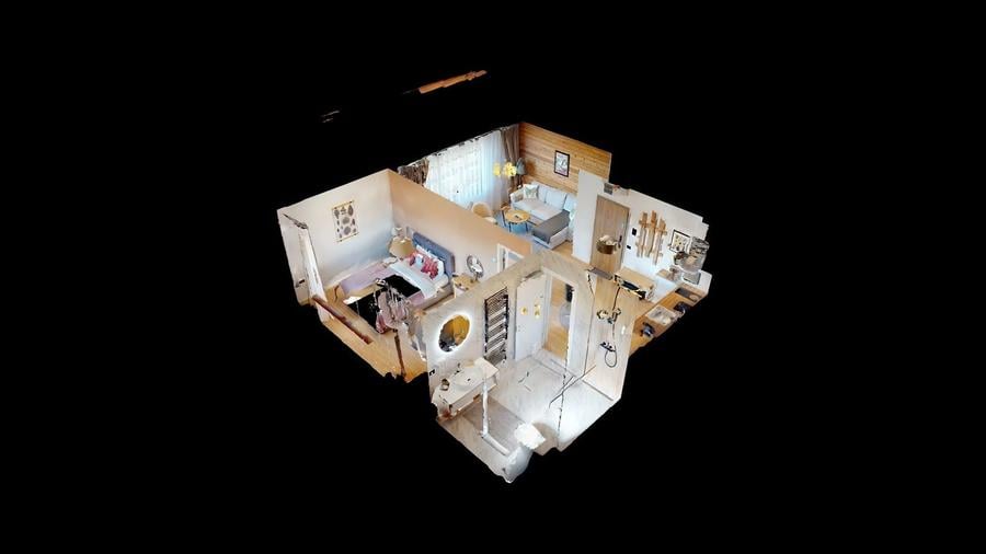 Apartament cu 2 camere semidecomandat, mobilat în Poiana Brașov