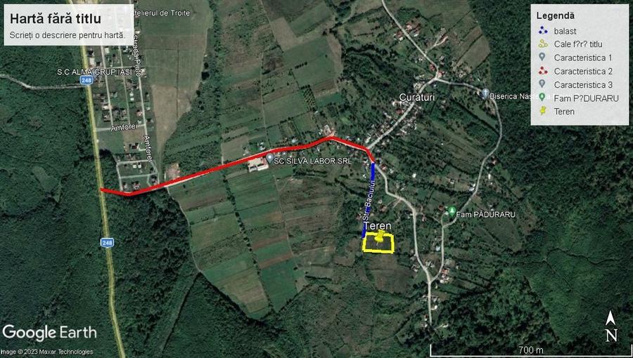Teren cu autorizatie case de vanzare Iasi Curaturi - 1