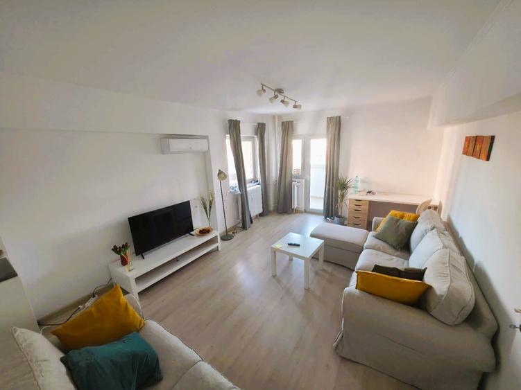 Apartament cu 2 camere decomandat, mobilat în Brâncoveanu