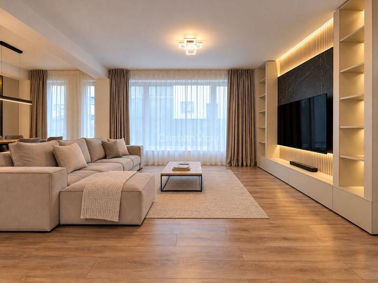 Casă de închiriat Tunari AeroCity, 3 dormitoare, 3 băi, curte 400m