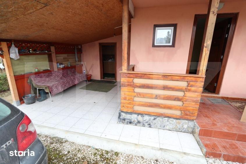 Casă cu 2 camere cu Teren 360 Mp în Moroeni
